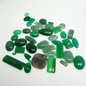 Green Gemstone Cabochons